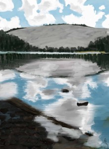 Digital 2012 Mountain Lake,Ttuolumne